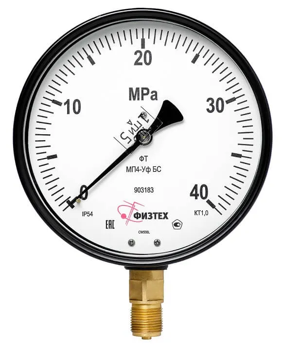 Вакуумметры, мановакуумметры, манометры общетехнические пылевлагозащищенные ВП4-Уф, МВП4-Уф, МП4-Уф УХЛ1