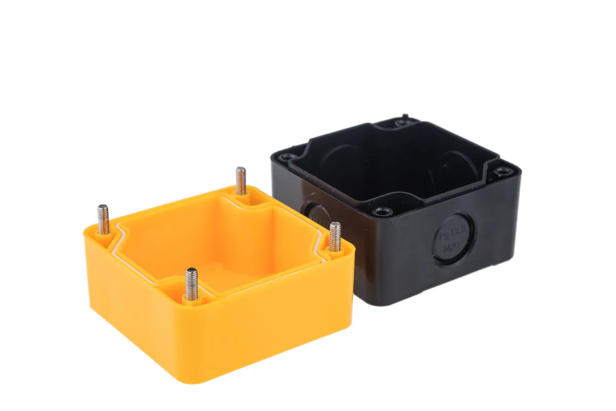 Корпус кнопочного поста, 1 место, желтый, IP54