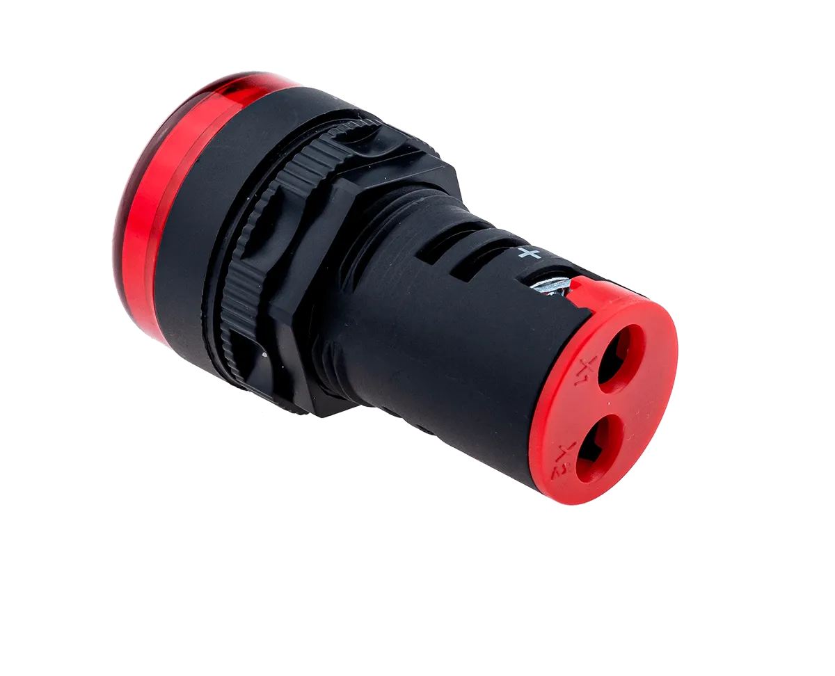 Индикатор напряжения, 5-60V DC, красный