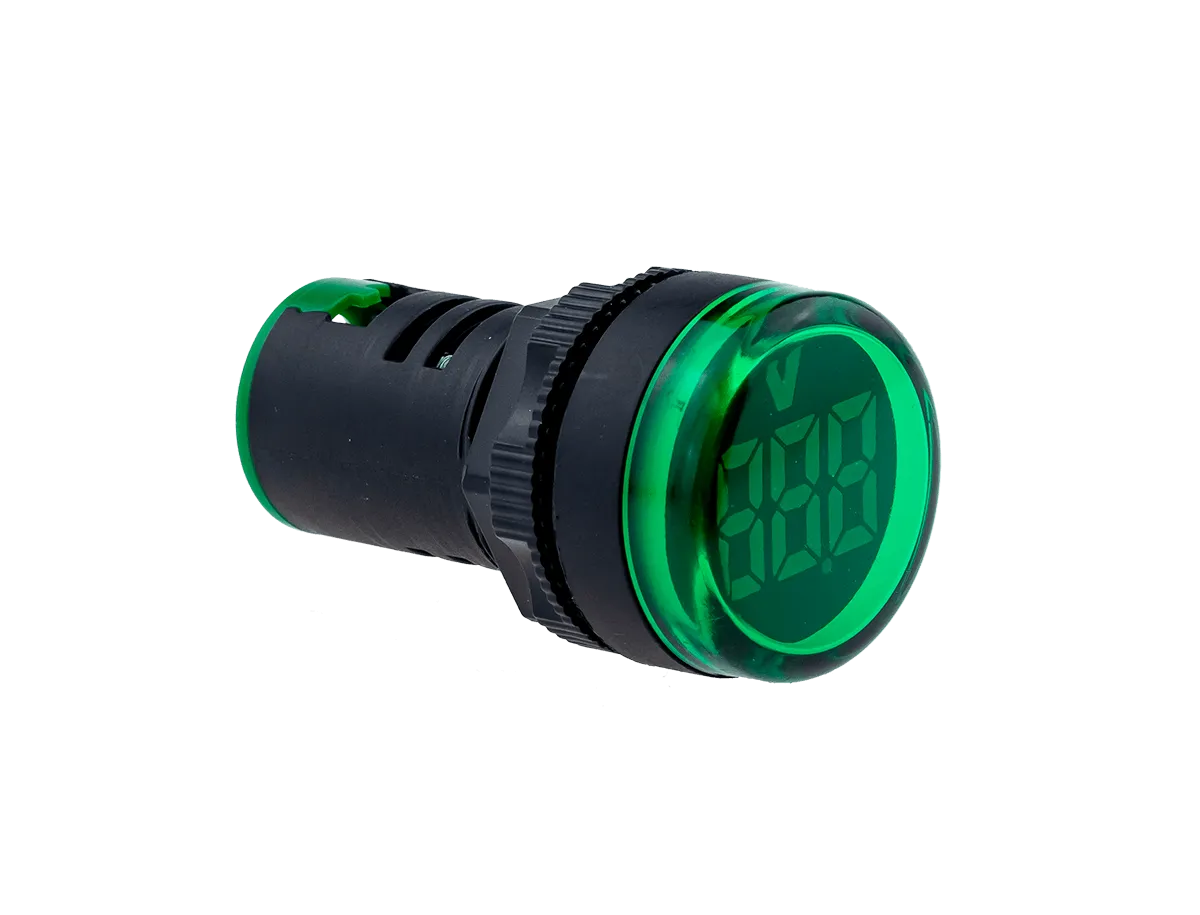 Индикатор напряжения, 5-60V DC, зеленый