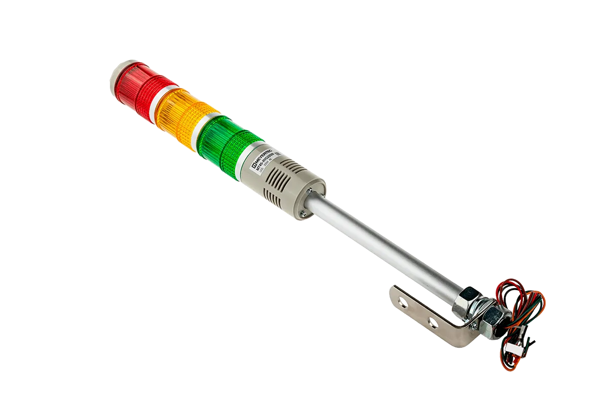 Светосигнальная колонна с зуммером, 24В AC/DC