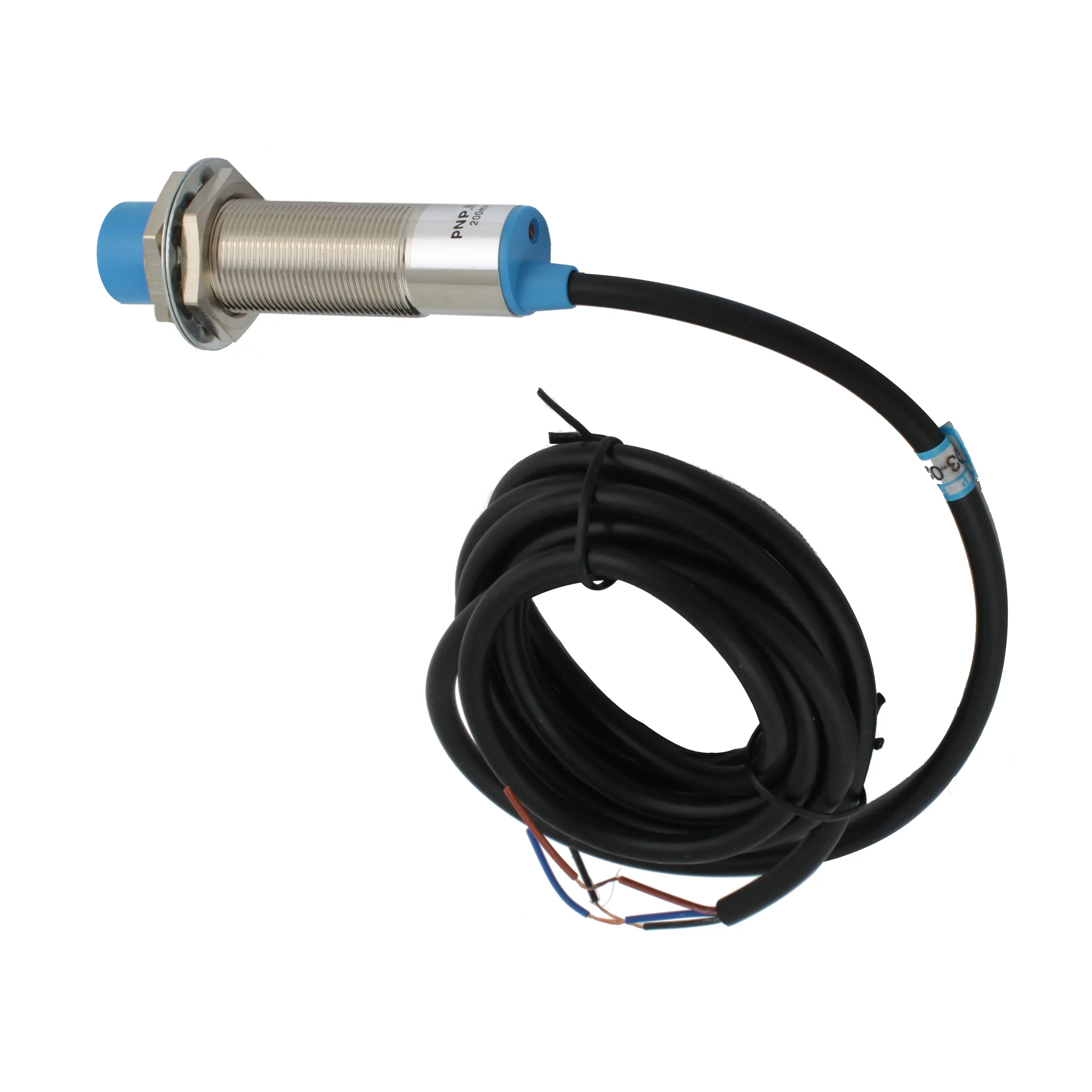 INNOCONT Емкостный датчик, M18x1, L=71 мм, зона срабатывания 10 мм, -25 +60 С, 12…24 VDC, IP65, выход: PNP NO, макс. ток 200 мА, кабель 2 м SC-18P10C