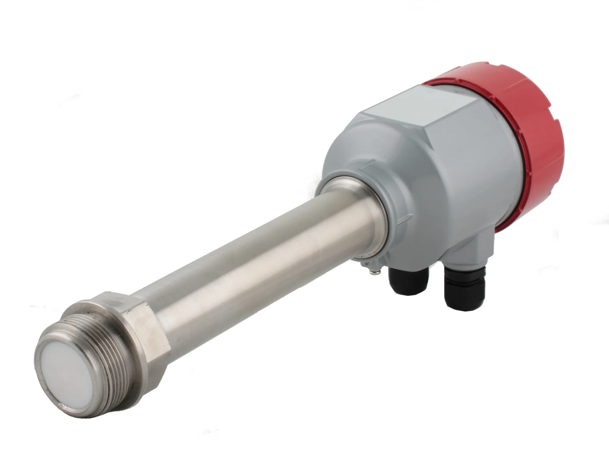 Микроволновый сигнализатор потока сыпучих материалов в алюм. корпусе, зона действия до 1,2 м, -40 +250 С, Pmax=25 bar, 30-250 VAC - 20-35 VDC, IP 67, соединение- резьба G 1 1/2", нерж. сталь 304, 2 кабельных ввода, выход- реле DPDT, регулир. задержка сигн