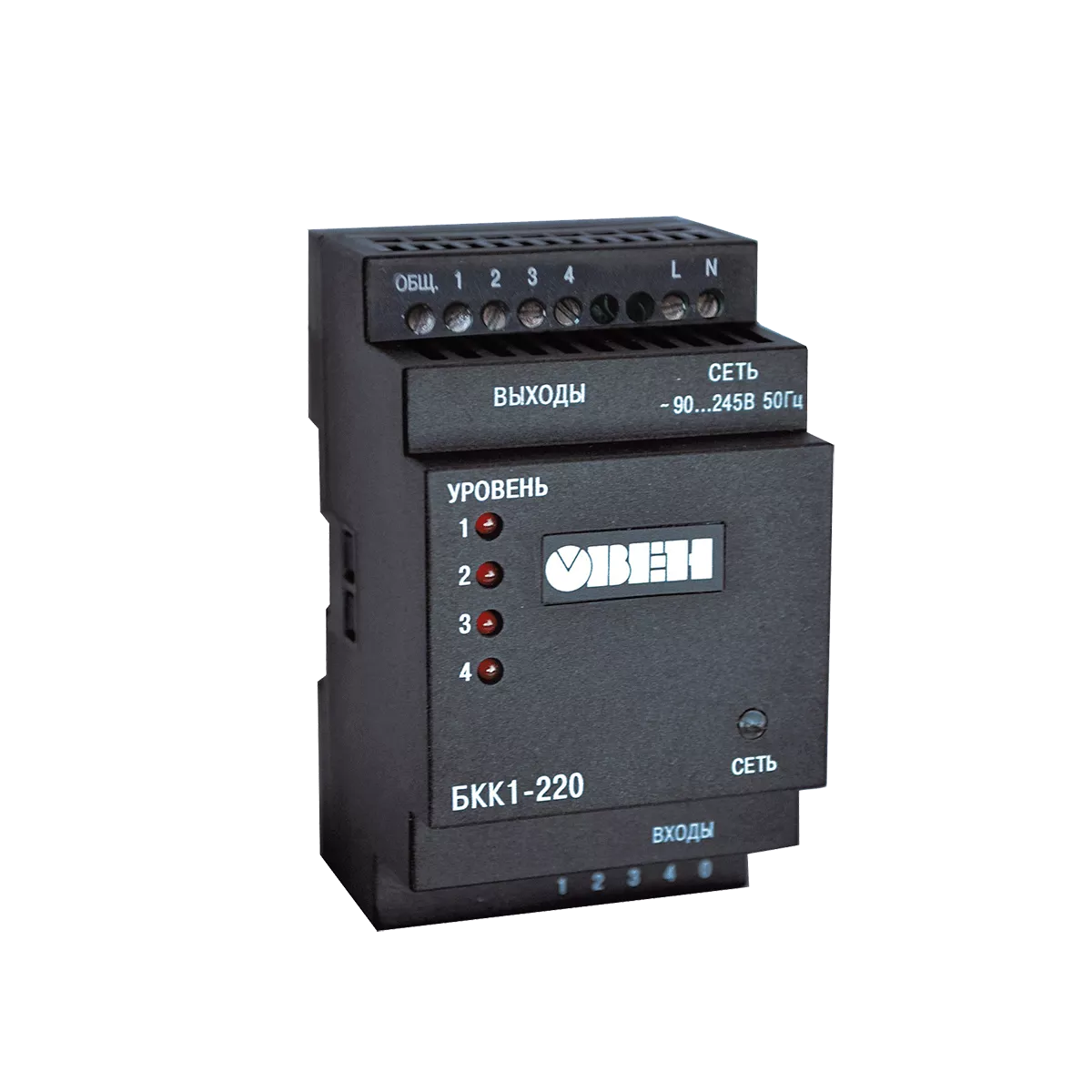 БКК1 4-уровневый сигнализатор жидкости на DIN рейку