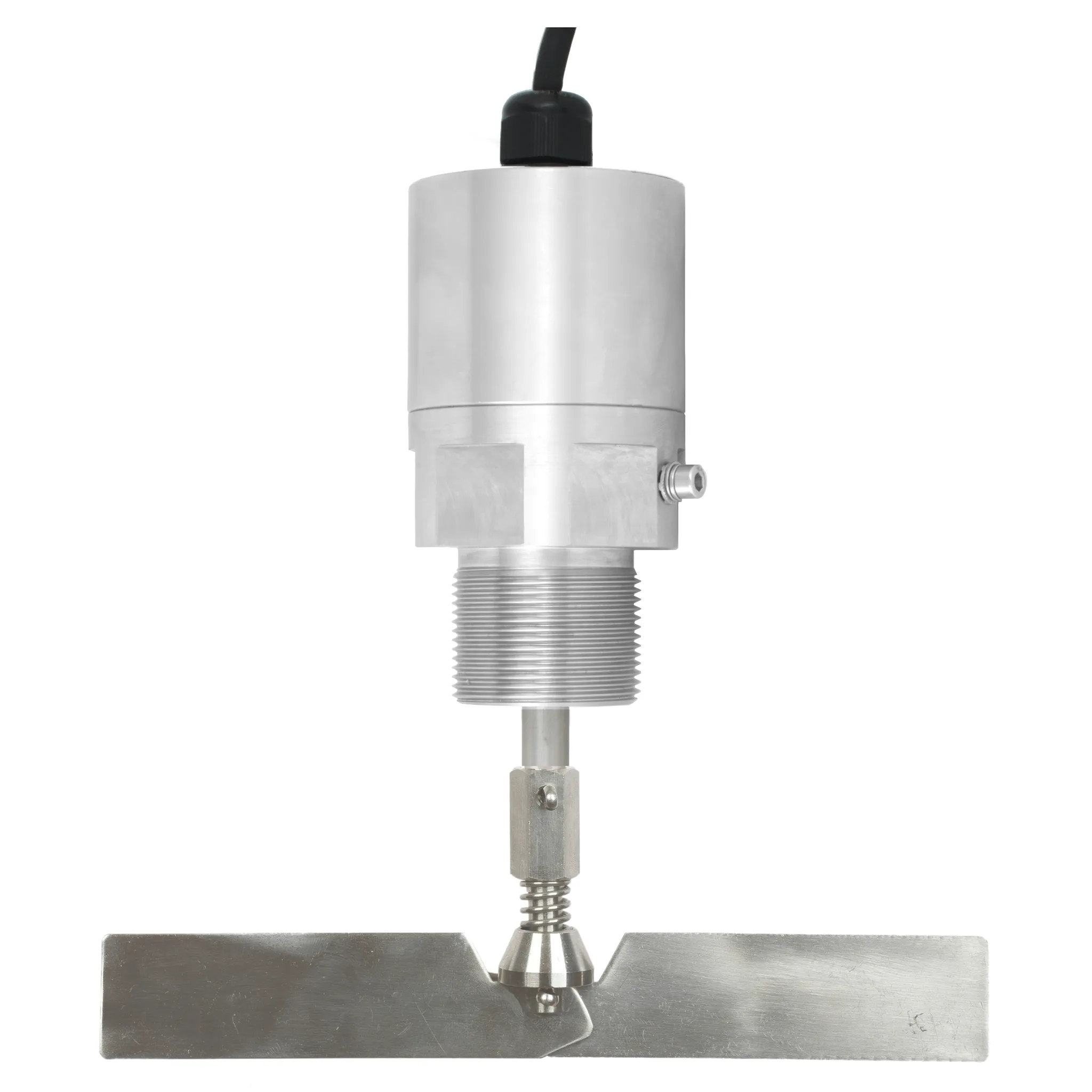 Механический ротационный датчик предельного уровня сыпучих материалов в алюм. корпусе, -50 +80 С, Рmax=10 bar, 24 VDC, IP66, вибростойкость до 29g, лопасть складная двусторонняя 28х200 мм, нерж. сталь, скорость вращения 15 об/мин, соединение- резьба 1 1/2