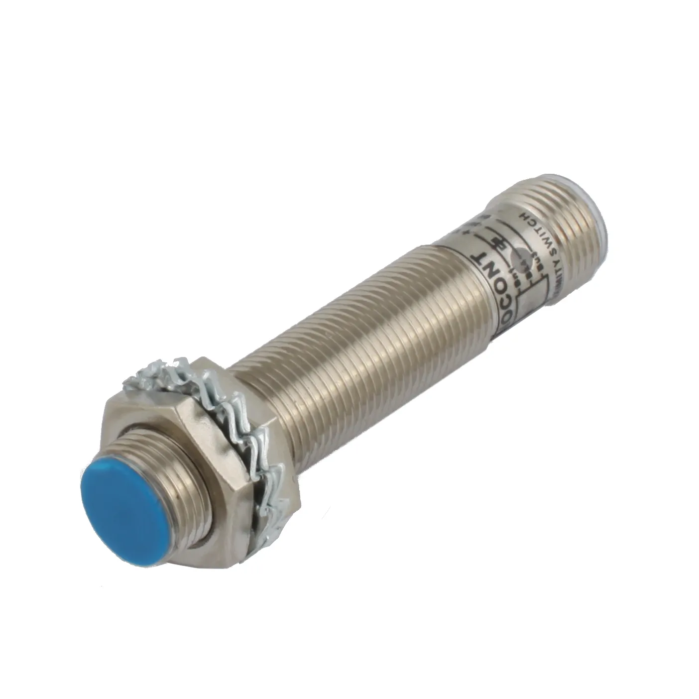 INNOCONT Индуктивный датчик, M12x1, L=61 мм, экранированный, зона срабатывания 2 мм, -25 +60 С, 12…24 VDC, IP67, выход: PNP NO, макс. ток 200 мА, разъем M12 SLI-12P2C