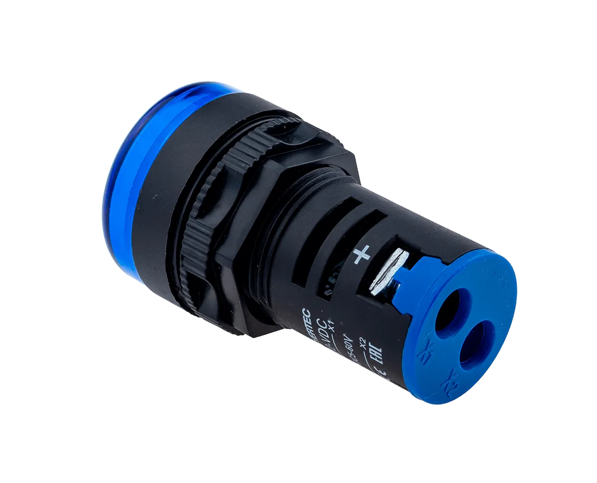 Индикатор напряжения, 5-60V DC, синий