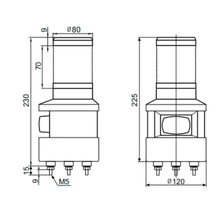 SFL100B-024-R Светосигнальный маячок
