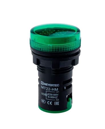 Индикатор напряжения и частоты, зеленый