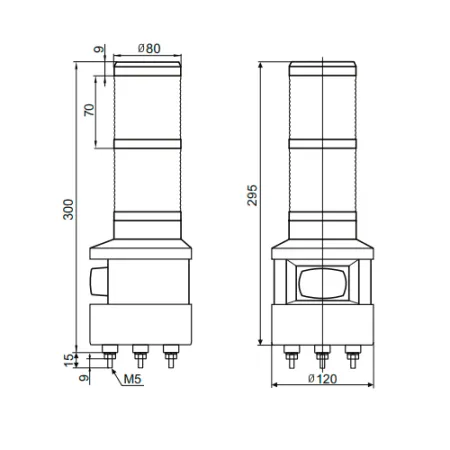 SFL100B-220-RG Светосигнальный маячок