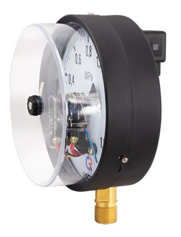 Манометры ТМ-510.05 IP54 и ТМ-610.05 IP54 с элек­тро­контакт­ной при­став­кой с по­вы­шен­ной пыле­вла­го­за­щи­щен­ностью
