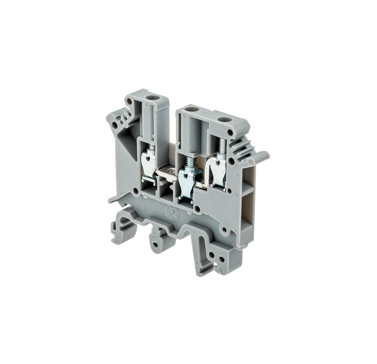 Клемма винтовая трехпроводная, 4 мм²