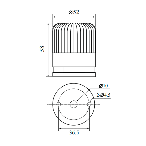 SL52B-024-RYG Светосигнальный маячок