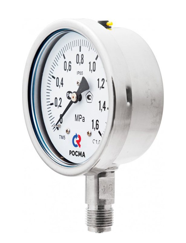 Манометры про­мыш­лен­ные кор­ро­зи­он­но­стой­кие виб­ро­ус­той­чи­вые ТМ-121, ТМ-221, ТМ-321, ТМ-521, ТМ-621